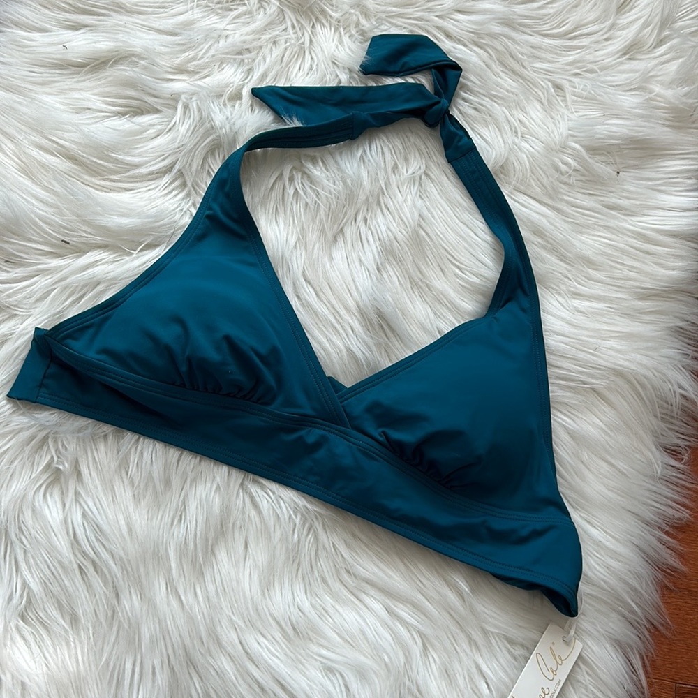 Anne Cole Bikini Top Sz L NWT